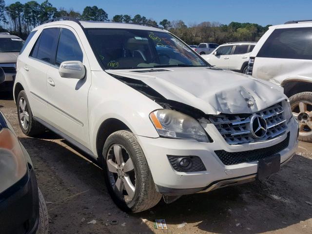 4JGBB5GB9AA596949 - 2010 MERCEDES-BENZ ML 350 WHITE photo 1