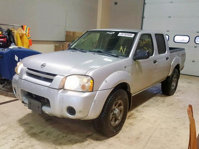 1N6ED27Y84C462549 - 2004 NISSAN FRONTIER C SILVER photo 2