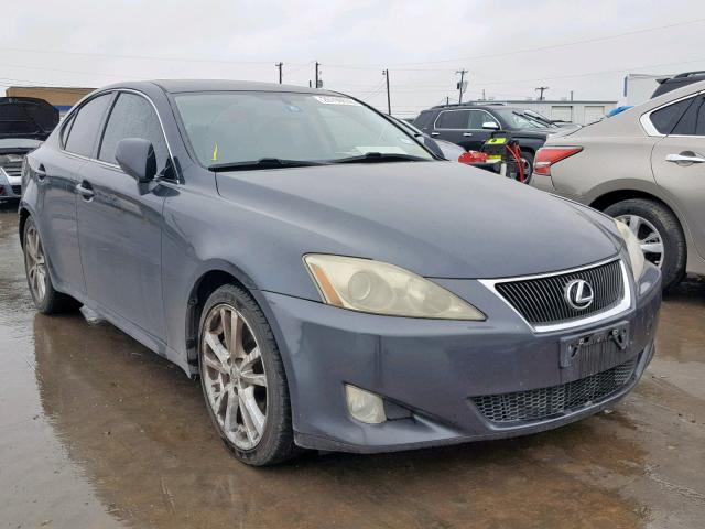 JTHBE262565006529 - 2006 LEXUS IS 350 GRAY photo 1