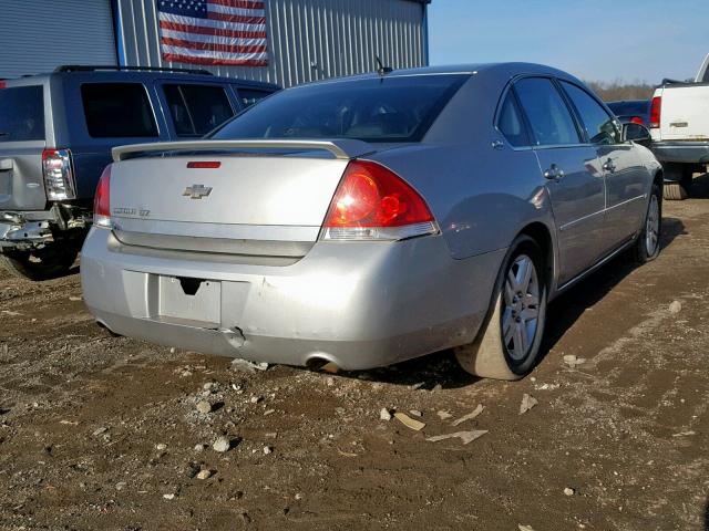 2G1WU581169205651 - 2006 CHEVROLET IMPALA LTZ SILVER photo 4