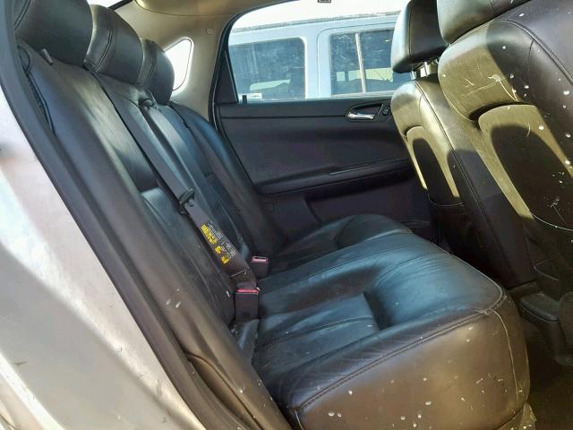 2G1WU581169205651 - 2006 CHEVROLET IMPALA LTZ SILVER photo 6