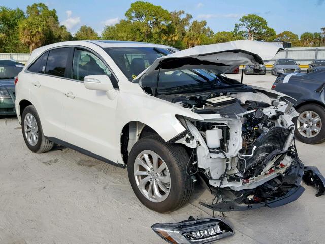 5J8TB3H58JL013136 - 2018 ACURA RDX TECHNO WHITE photo 1