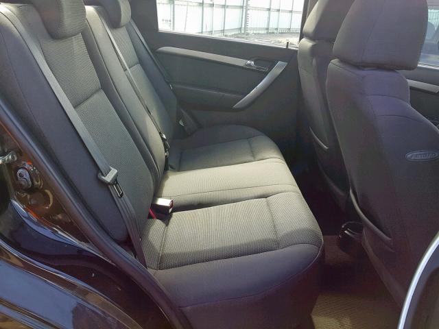 KL1TD56E49B631800 - 2009 CHEVROLET AVEO LS BLACK photo 6