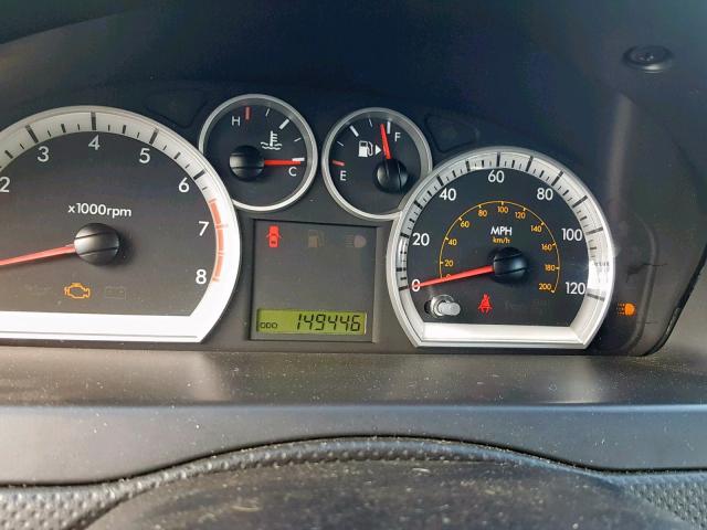 KL1TD56E49B631800 - 2009 CHEVROLET AVEO LS BLACK photo 8