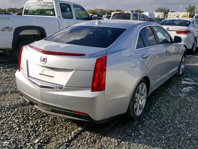 1G6AA5RA7D0179253 - 2013 CADILLAC ATS SILVER photo 4