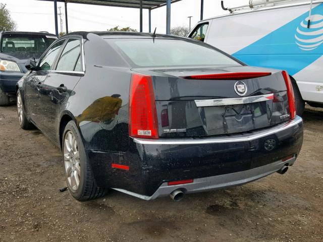 1G6DS57V380150676 - 2008 CADILLAC CTS HI FEA BLACK photo 3