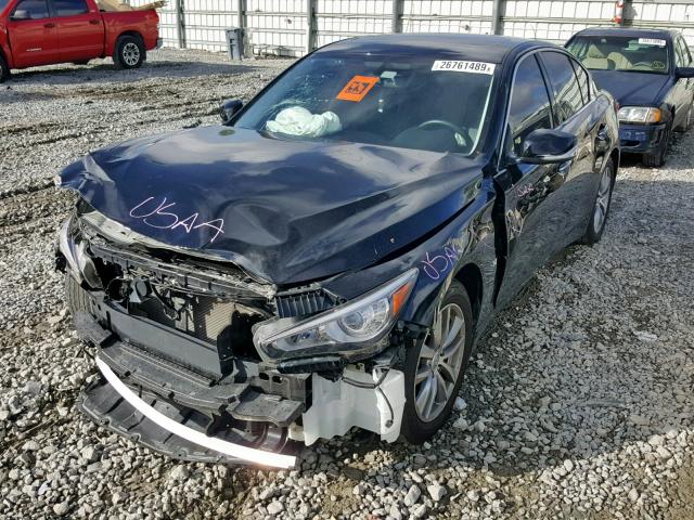 JN1BV7AP9FM343232 - 2015 INFINITI Q50 BASE BLACK photo 2