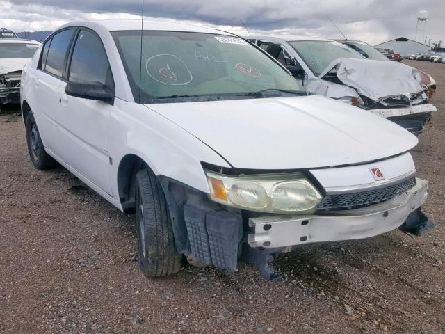 1G8AJ52F23Z126628 - 2003 SATURN ION LEVEL WHITE photo 1