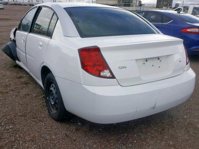 1G8AJ52F23Z126628 - 2003 SATURN ION LEVEL WHITE photo 3
