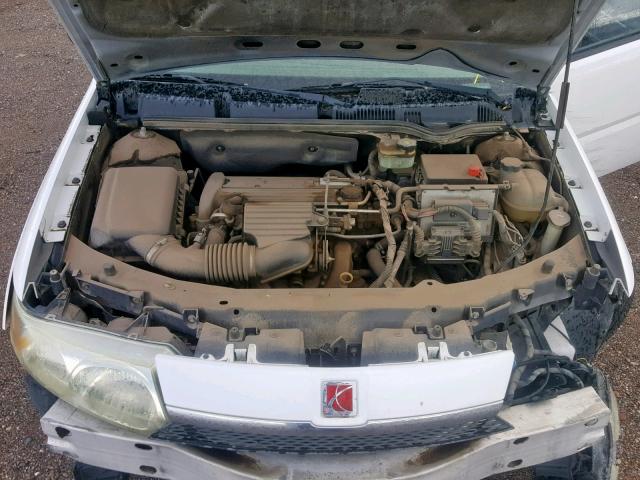 1G8AJ52F23Z126628 - 2003 SATURN ION LEVEL WHITE photo 7