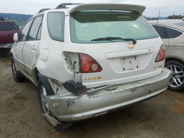 JT6HF10U3Y0133333 - 2000 LEXUS RX 300 WHITE photo 3