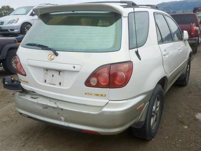 JT6HF10U3Y0133333 - 2000 LEXUS RX 300 WHITE photo 4