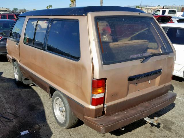 JT3YR26V4F5052867 - 1985 TOYOTA VAN WAGON BROWN photo 3