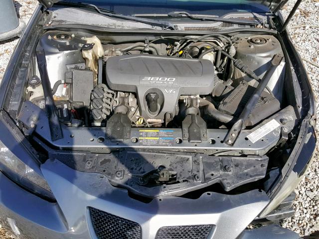 2G2WP522851274239 - 2005 PONTIAC GRAND PRIX GREEN photo 7