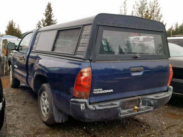 5TENX22N18Z554861 - 2008 TOYOTA TACOMA BLUE photo 3