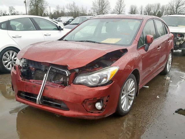 JF1GPAH61D2830754 - 2013 SUBARU IMPREZA LI RED photo 2