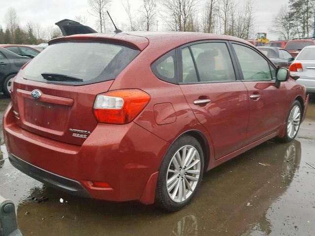 JF1GPAH61D2830754 - 2013 SUBARU IMPREZA LI RED photo 4