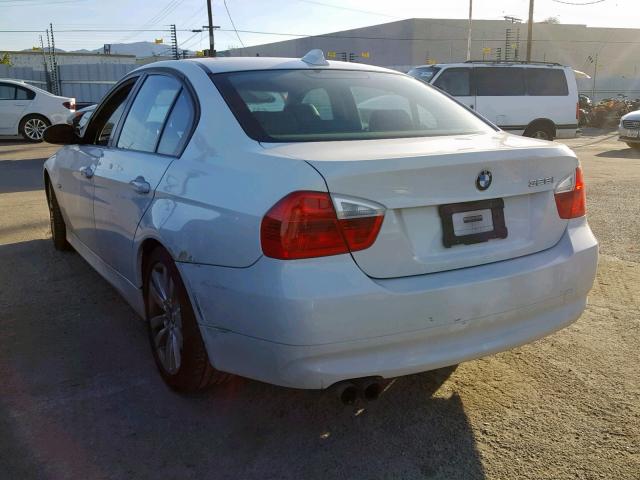 WBAVC53538FZ86325 - 2008 BMW 328 I SULE WHITE photo 3