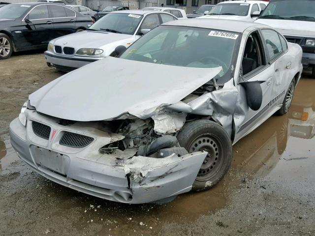 1G2NE52F65M160796 - 2005 PONTIAC GRAND AM S SILVER photo 2