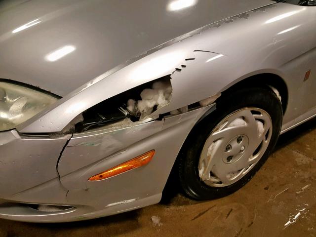 1G8ZR12742Z172232 - 2002 SATURN SC2 SILVER photo 9