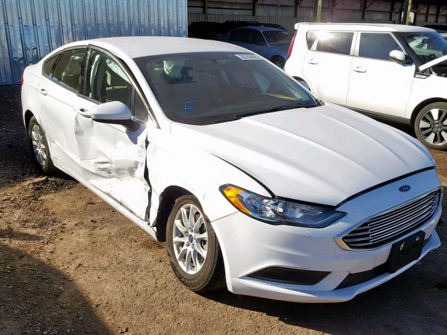 3FA6P0G78HR288750 - 2017 FORD FUSION S WHITE photo 1