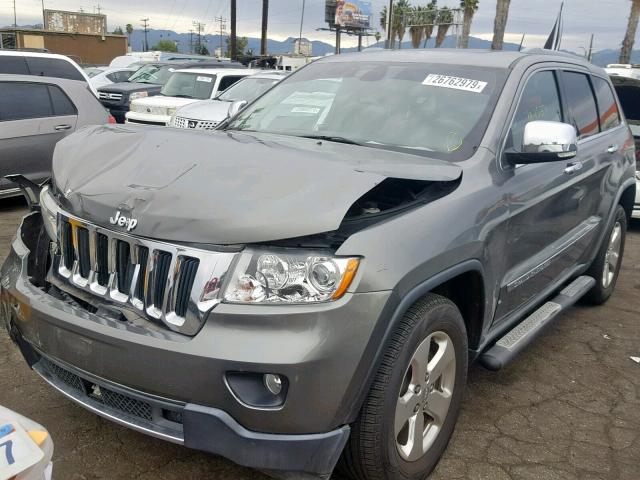 1J4RS5GGXBC589197 - 2011 JEEP GRAND CHER GRAY photo 2