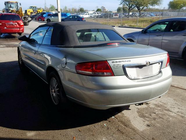 1C3EL55R45N586024 - 2005 CHRYSLER SEBRING TO GREEN photo 3