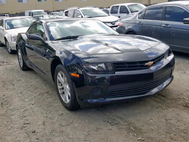 2G1FA1E30F9291686 - 2015 CHEVROLET CAMARO LS BLACK photo 1