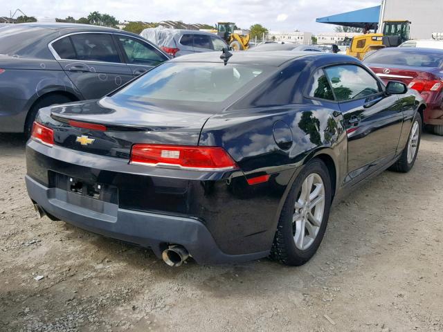 2G1FA1E30F9291686 - 2015 CHEVROLET CAMARO LS BLACK photo 4