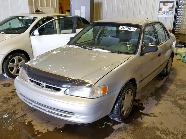 2T1BR12E2XC749590 - 1999 TOYOTA COROLLA VE GRAY photo 2