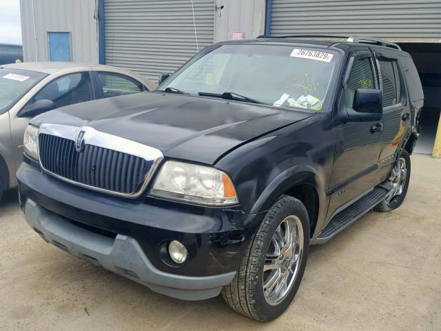 5LMEU68H44ZJ12284 - 2004 LINCOLN AVIATOR 黑色 照片 2