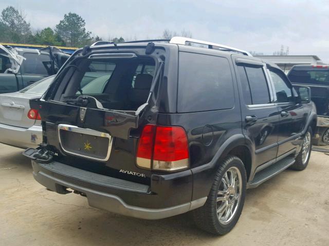 5LMEU68H44ZJ12284 - 2004 LINCOLN AVIATOR 黑色 照片 4