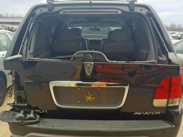 5LMEU68H44ZJ12284 - 2004 LINCOLN AVIATOR 黑色 照片 9