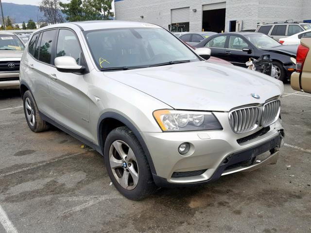 5UXWX5C50BLK59095 - 2011 BMW X3 XDRIVE2 BEIGE photo 1