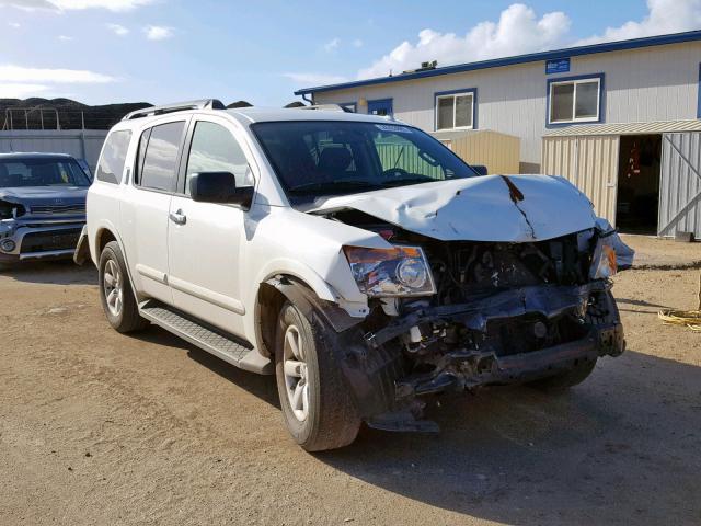 5N1AA0ND1FN615550 - 2015 NISSAN ARMADA SV WHITE photo 1