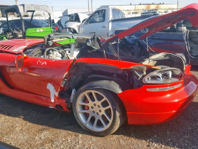 1B3JZ65Z94V102363 - 2004 DODGE VIPER SRT- RED photo 10