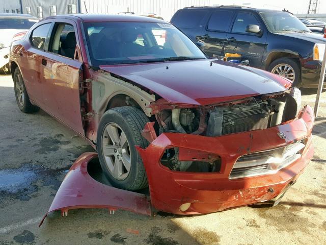 2B3KA33G98H232847 - 2008 DODGE CHARGER SX RED photo 1