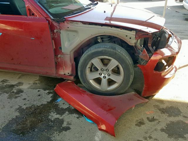 2B3KA33G98H232847 - 2008 DODGE CHARGER SX RED photo 9