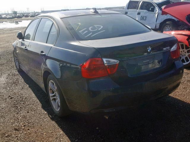 WBAVC53558FZ85046 - 2008 BMW 328 I SULE BLACK photo 3