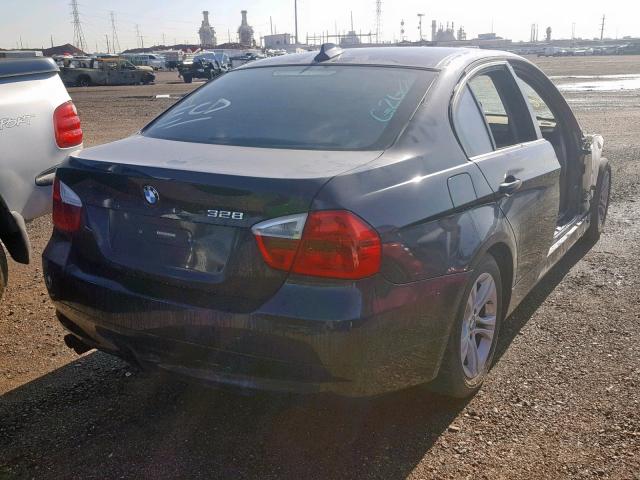 WBAVC53558FZ85046 - 2008 BMW 328 I SULE BLACK photo 4