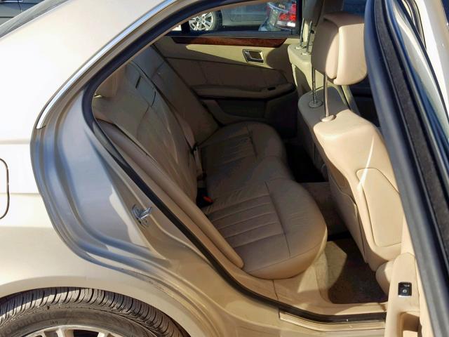 WDDHF8JB6CA543826 - 2012 MERCEDES-BENZ E 350 4MAT GOLD photo 6