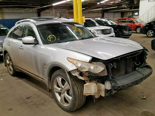 JNRAS18W89M154376 - 2009 INFINITI FX35 SILVER photo 1