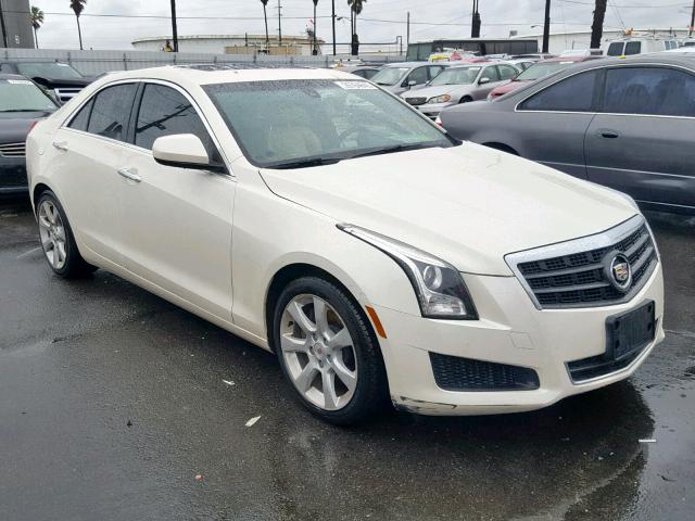 1G6AA5RX5E0108574 - 2014 CADILLAC ATS WHITE photo 1