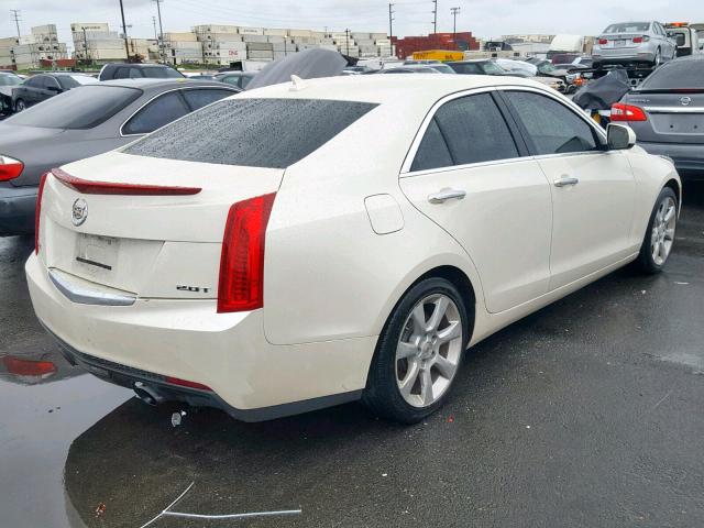 1G6AA5RX5E0108574 - 2014 CADILLAC ATS WHITE photo 4