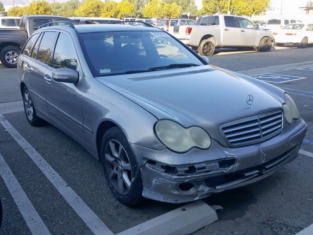 WDBRH61J65F626990 - 2005 MERCEDES-BENZ C 240 SPOR BEIGE photo 1