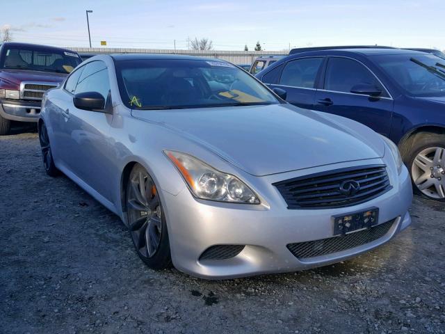 JNKCV64E18M100165 - 2008 INFINITI G37 BASE SILVER photo 1