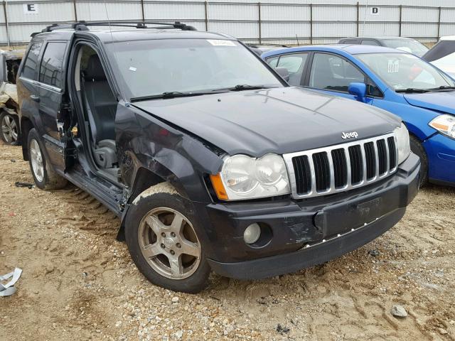 1J4HR58295C592865 - 2005 JEEP GRAND CHER BLACK photo 1