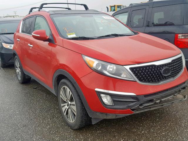 KNDPC3AC1E7584181 - 2014 KIA SPORTAGE E RED photo 1