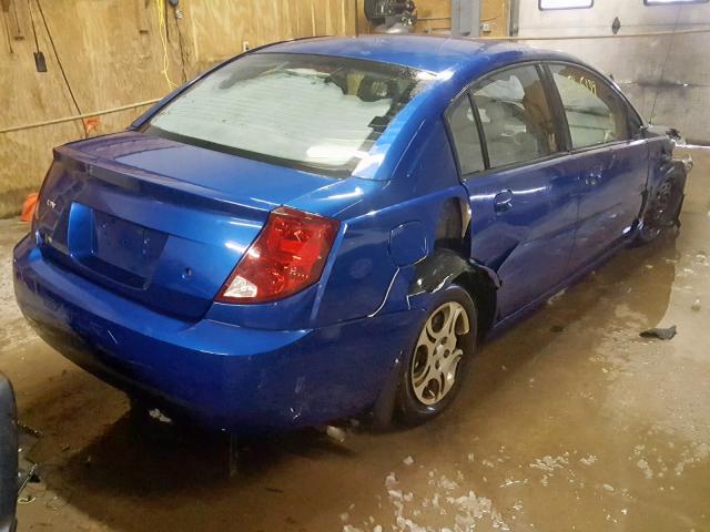 1G8AZ52F95Z127965 - 2005 SATURN ION LEVEL BLUE photo 4