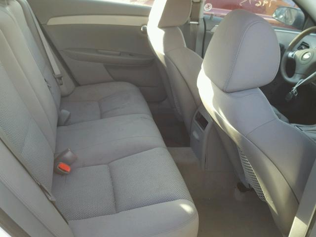 1G1ZA5EU7BF344303 - 2011 CHEVROLET MALIBU LS WHITE photo 6